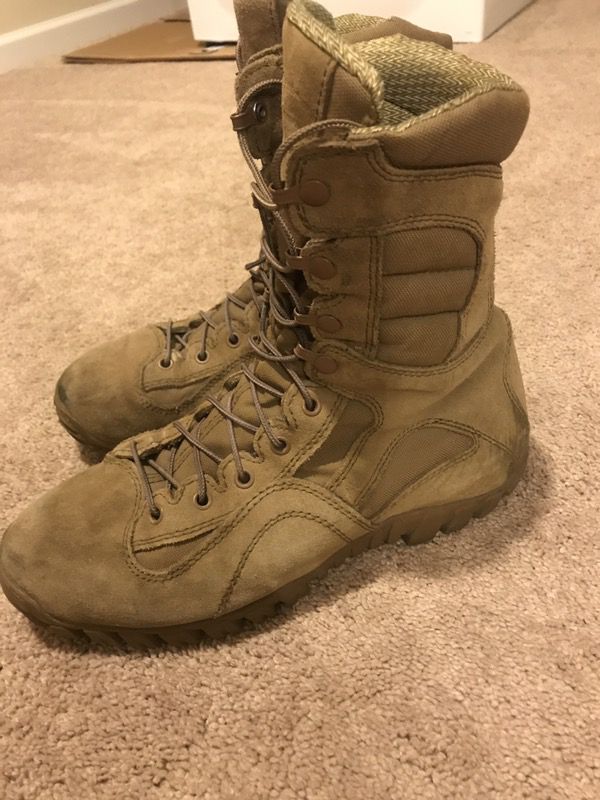 Khyber tactical research boots size 9.5, worn about 10 times. Still in good condition $50 .