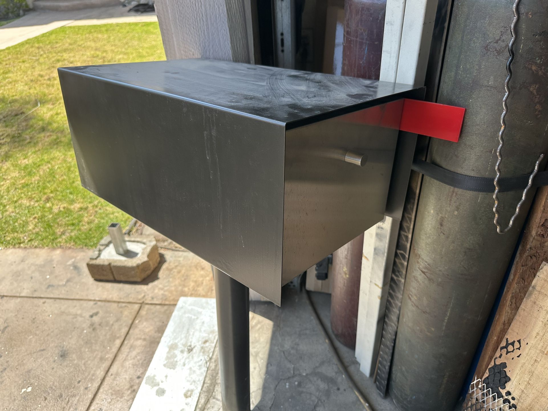 stainless steel mailbox
