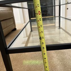 Glass Wrought Iron Coffee Table