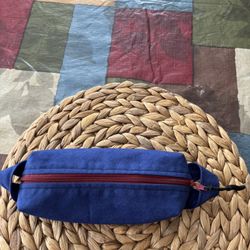 Boxy Pencil Pod - 7” X 2” - Blue Denim 