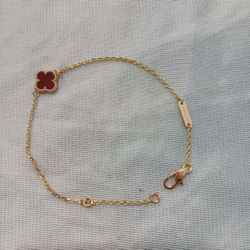 Van Cleef & Arpels Carnelian 18k Bracelet