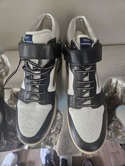 Bally High-Top Leather Sneakers