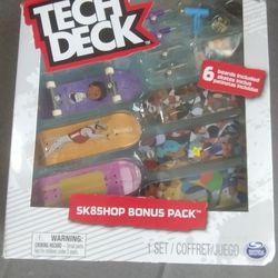 Brand New Tech Deck SK8 Shop Bonus Pack 6 Skateboards Build Your Own Deck