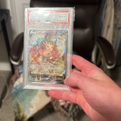 Leafeon V PSA 10 Evoling Skies 