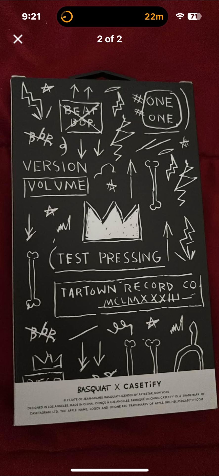 Basquiat x Casetify Phone Case