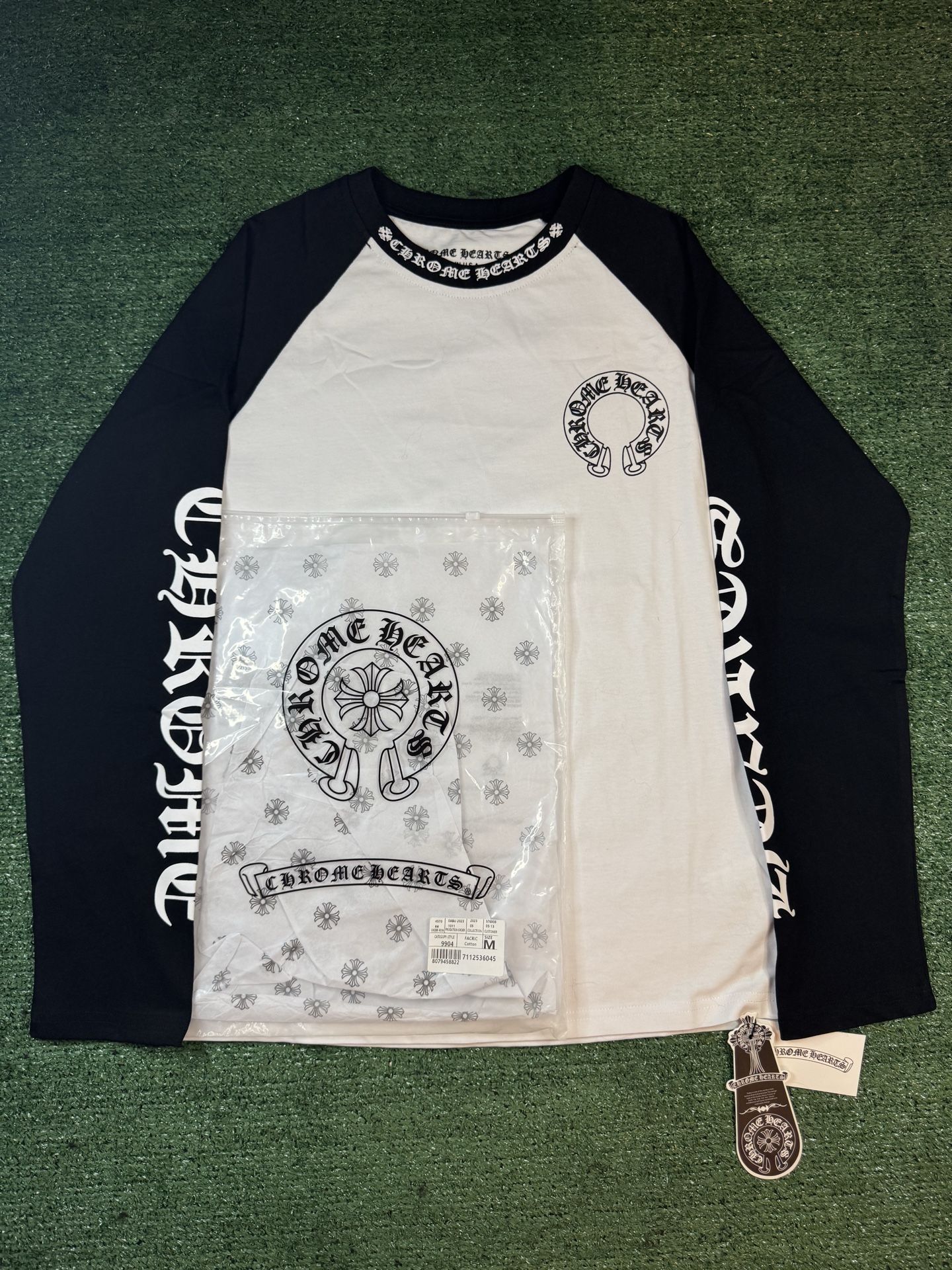 Chrome hearts white and black longsleeve