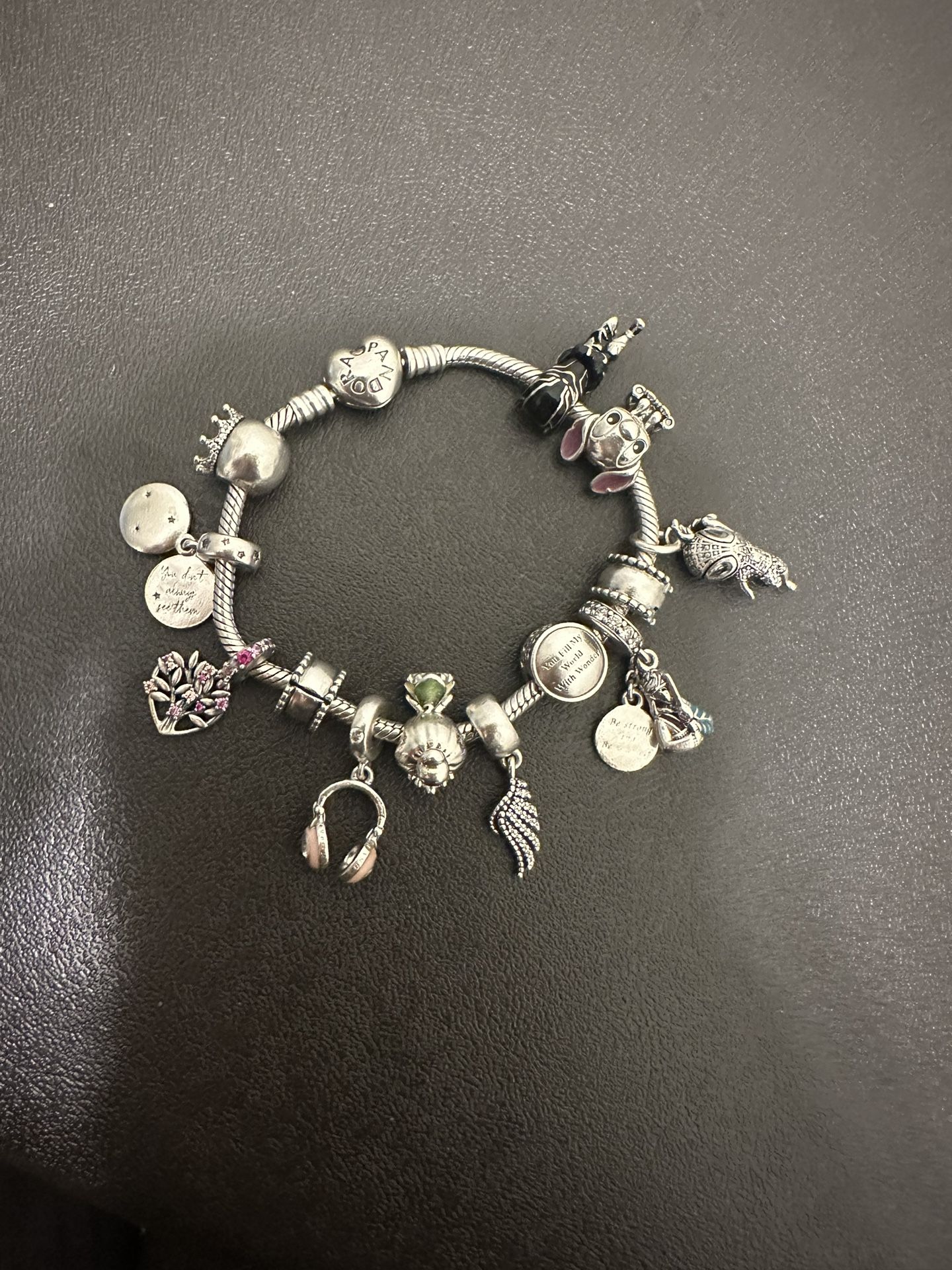 Pandora Bracelet With Charms 