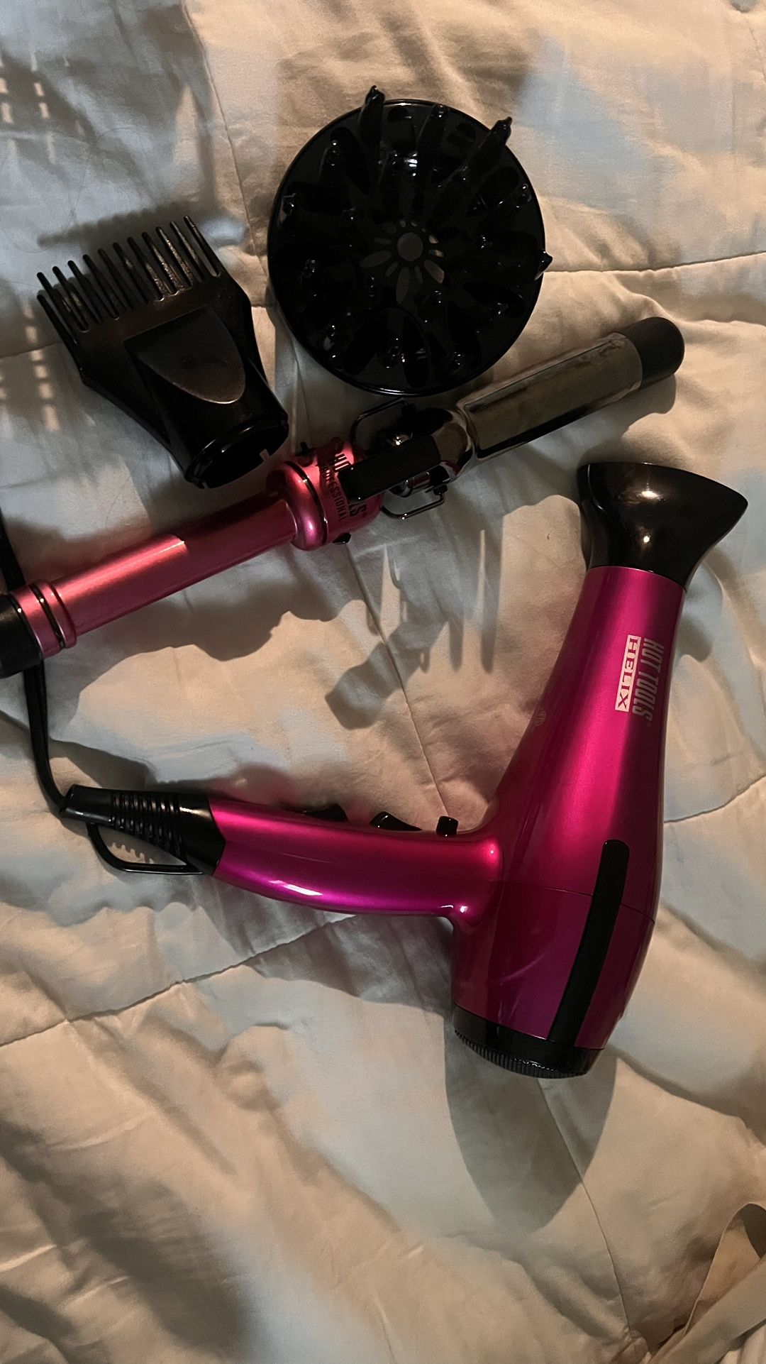 Hot Tools hot Pink Set