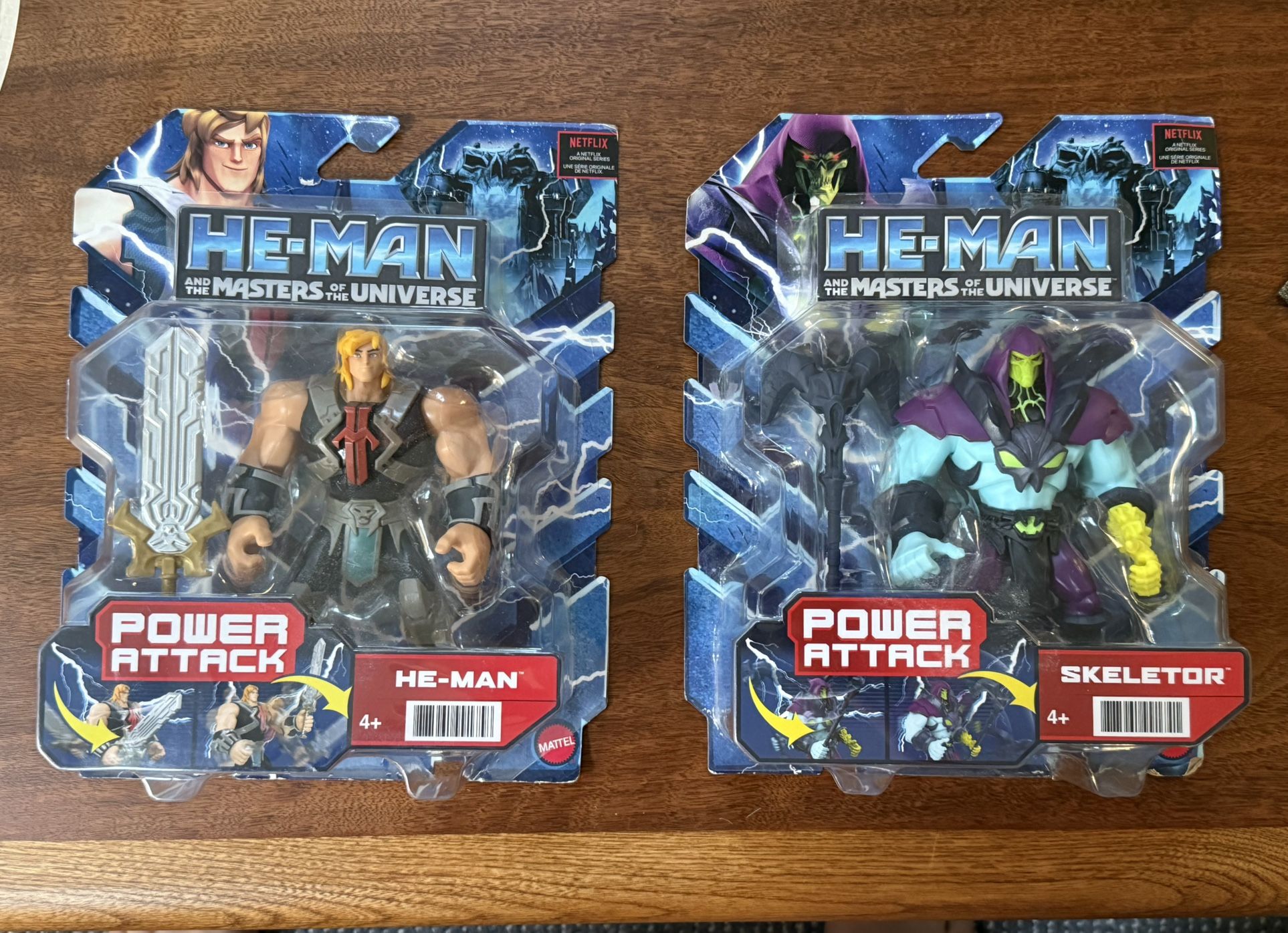 He-Man & Skeletor Power Attack Action Figures