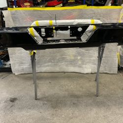 2019-2024 Chevy Silverado Sierra 1500 Black Rear Step Bumper.