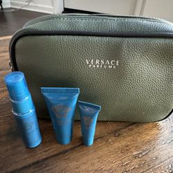Versace Cosmetic Bag New Green