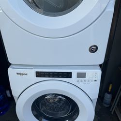 WASHER/DRYER WHIRLPOOL STACKABLE 