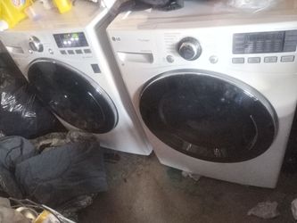 LG washer and dryer