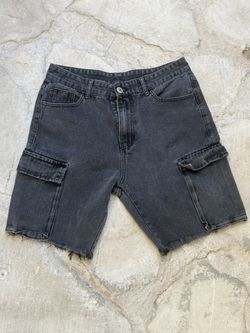 Black Cargo Shorts 