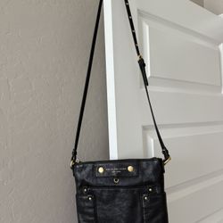 Marc By Marc Jacob’s Black Leather Crossbody Bag 