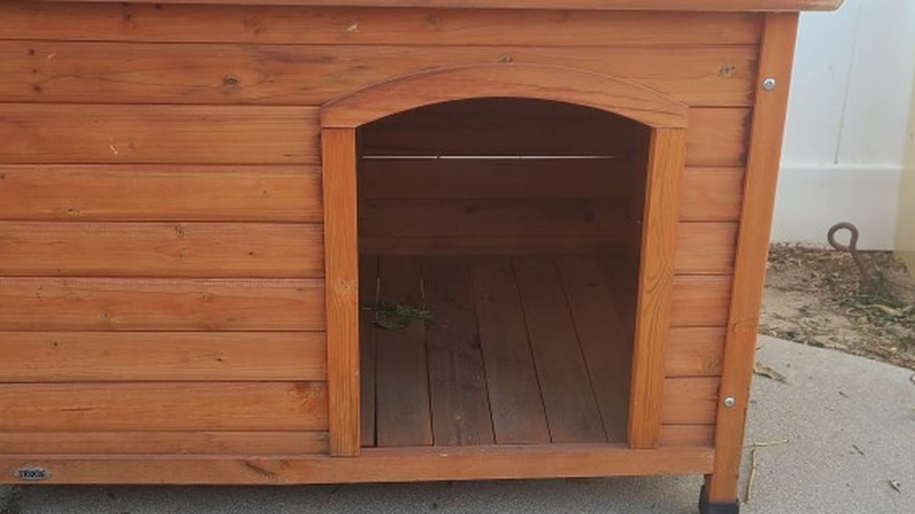 Wooden dog/cat house