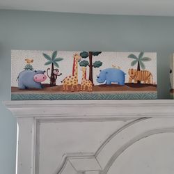 Children's Safari Jungle Wall Art
