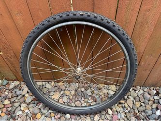 26 inch Bike Wheel and Tire Shimano Depre DX