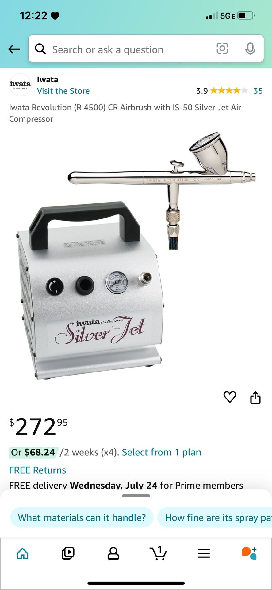 Iwata Silver Jet Compressor