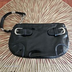 CLEARANCE!  ONLY $1 .  WOMEN'S BLACK WRIST WALLET