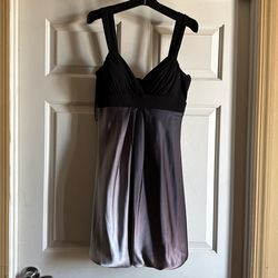 Black Ombre Casual Dress