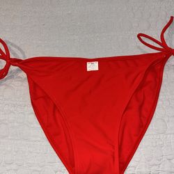 Women's NEW Red bikini Ties On Side Bottom $1