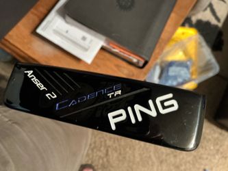 PING Cadence TR Anser 35”  2 LEFT-HANDED Putter – Blue TR Insert +  Original Headcover