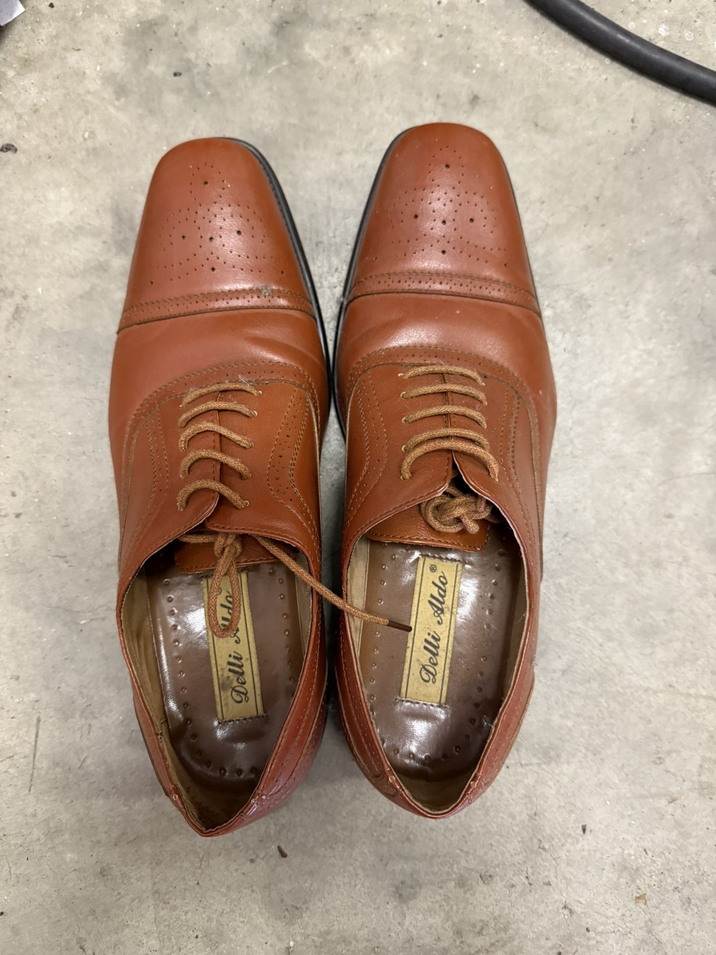 Brown Delli Aldo Dress Shoes (Size 9)