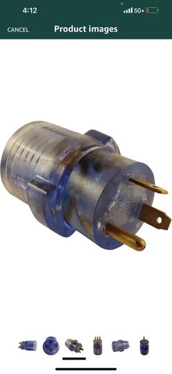 RV/Generator Outlet Adapter 30 Amp to 50 Amp (TT-30P to 14-50R)