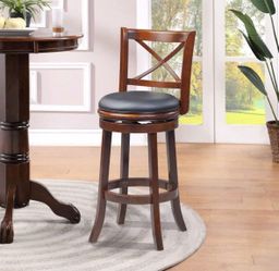 Boraam Georgia Bar Height Swivel Stool