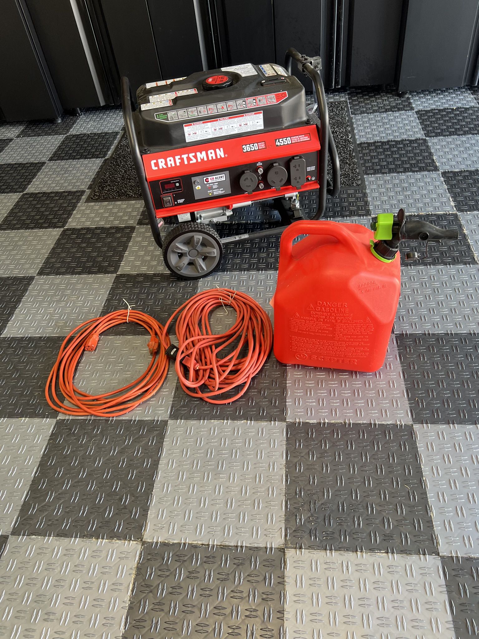 GENERATOR PO3633 CRAFTSMAN 3650 Watt Portable Gasoline Generator