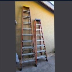10 & 8ft Ladder Both For^^ Used