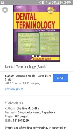 Dental terminology Book 2nd edition