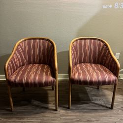 Vintage Wood Tube Chairs🪑 
