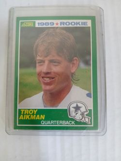 1989 Score Troy Aikman Rookie Card