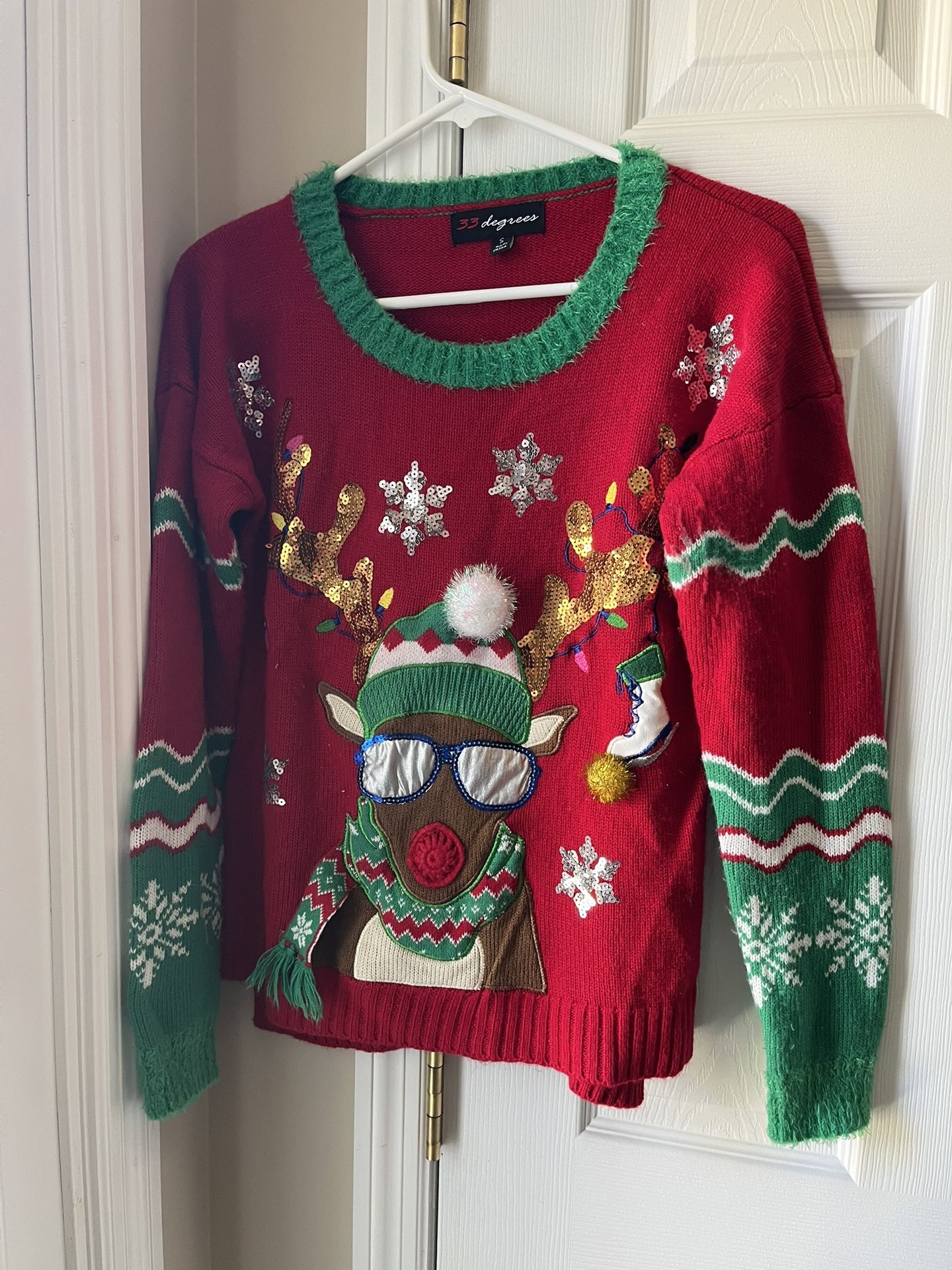 Women’s Ugly Christmas Sweater, Small