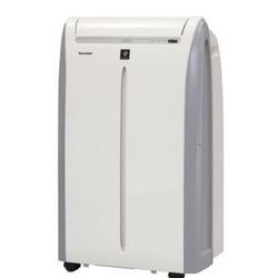 Powerful Sharp air conditioner on the wheels+remote.