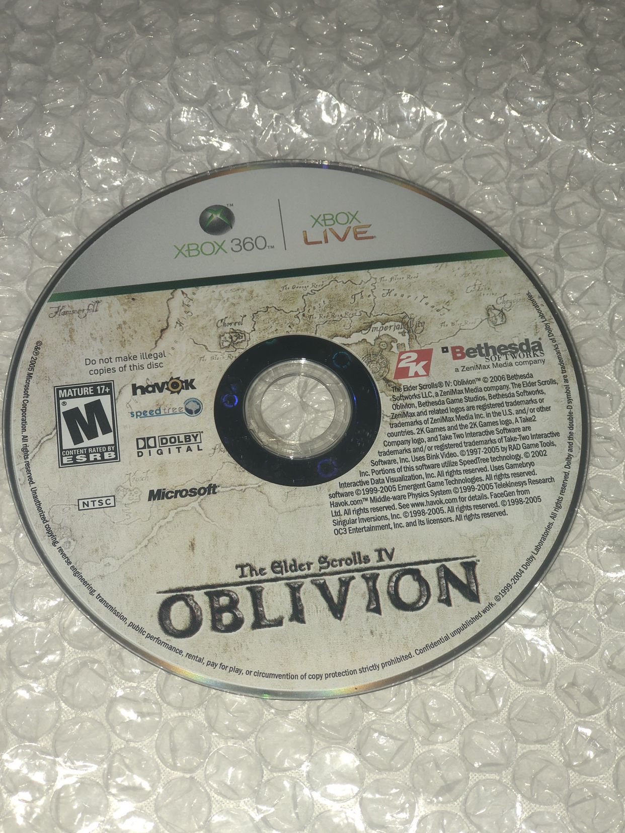 The Elder Scrolls IV Oblivion Xbox 360