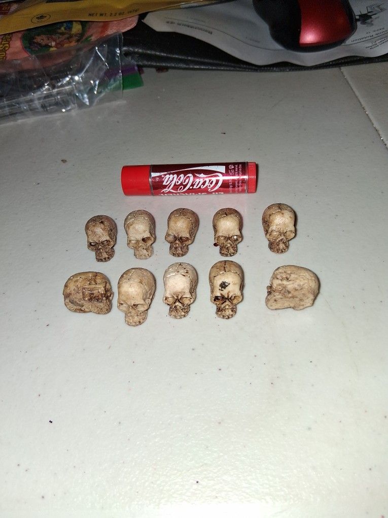 Tim Holtz Ideaology Halloween Half Skulls