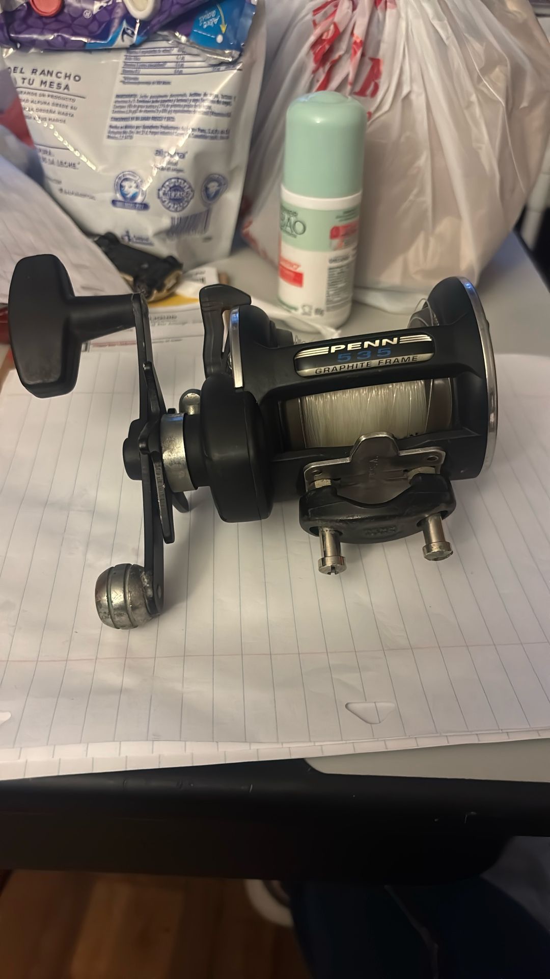 PENN 555 GRAPHITE FRAME CONVENTIONAL FISHING REEL