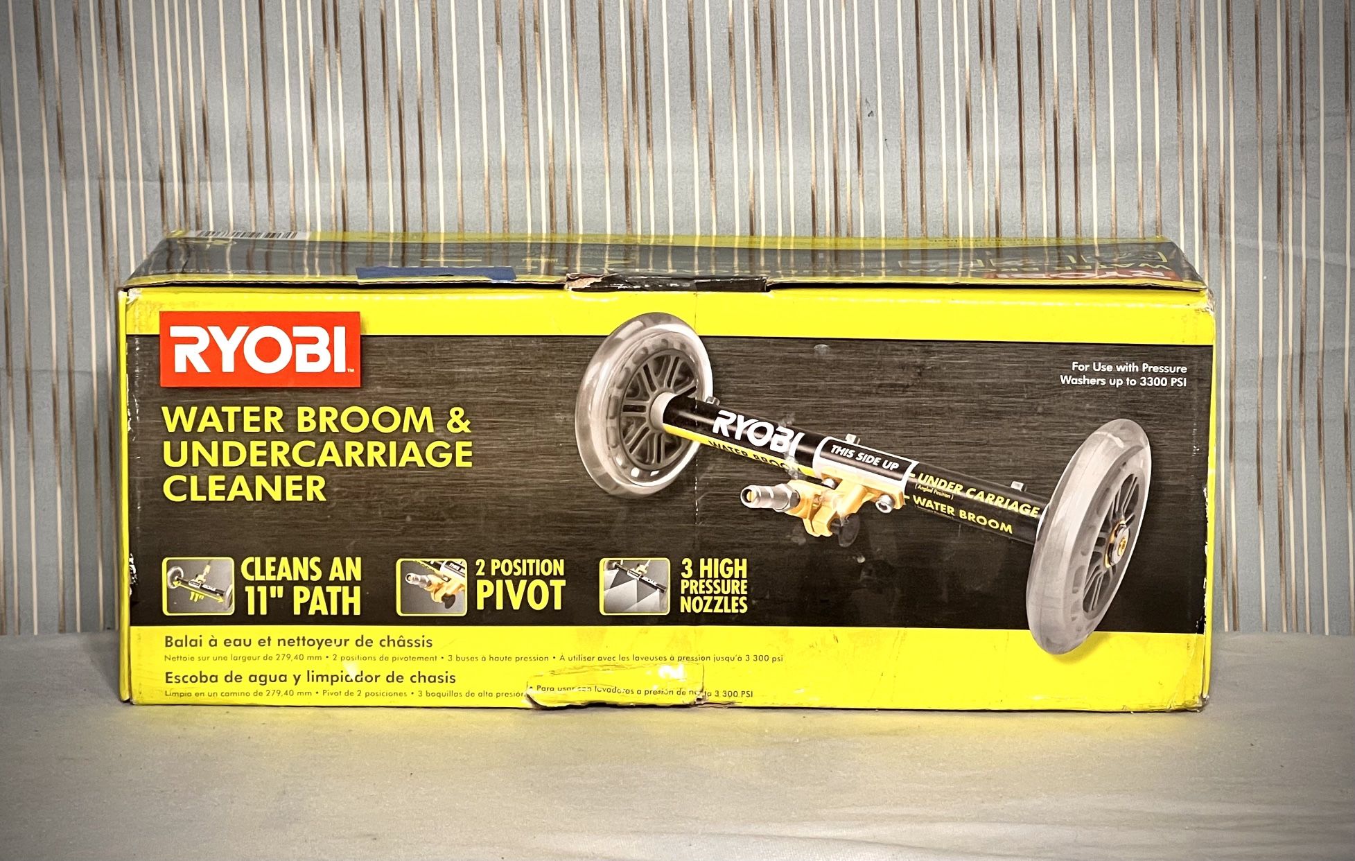 Ryobi Water Broom & Undercarriage Cleaner FOR Pressure Washers RY31211