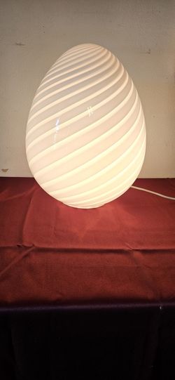Murano Egg Lamp Tall!