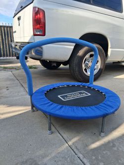 Toddlers' My 1st Trampoline With Hand Rail
