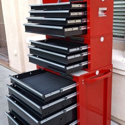 Nice Sears Craftsman 3 Tier Ball Bearing Premium Series Rolling tool Box 