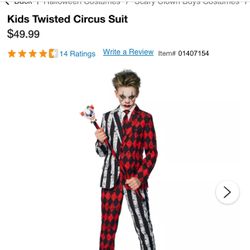 Boys Twisted Circus Costume 