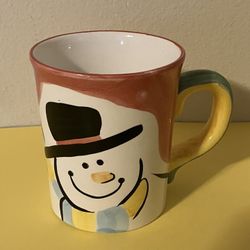 WCL VINTAGE JUMBO SNOWMAN MUG