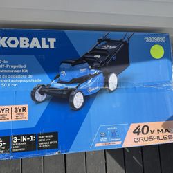 Kobalt Gen4 40-volt, 20-in Self Propelled Battery Walk Mower with 0 6 Ah Battery Included