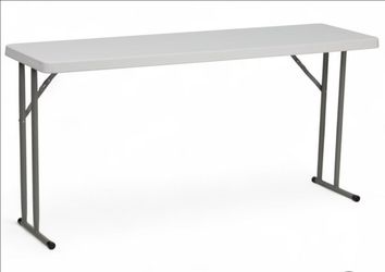 Flash Furniture 5-Foot Granite White Plastic Folding Training Table