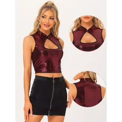 Alegra K crop top sz M new