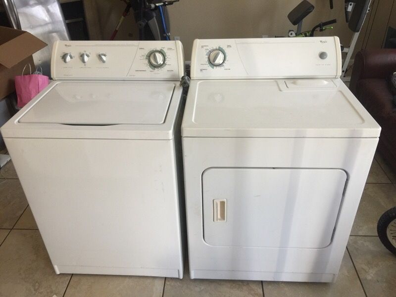 Whirlpool Washer Model LS09030PQ5 and Dryer Model : LER4634PQ0 2 Bundle Unit